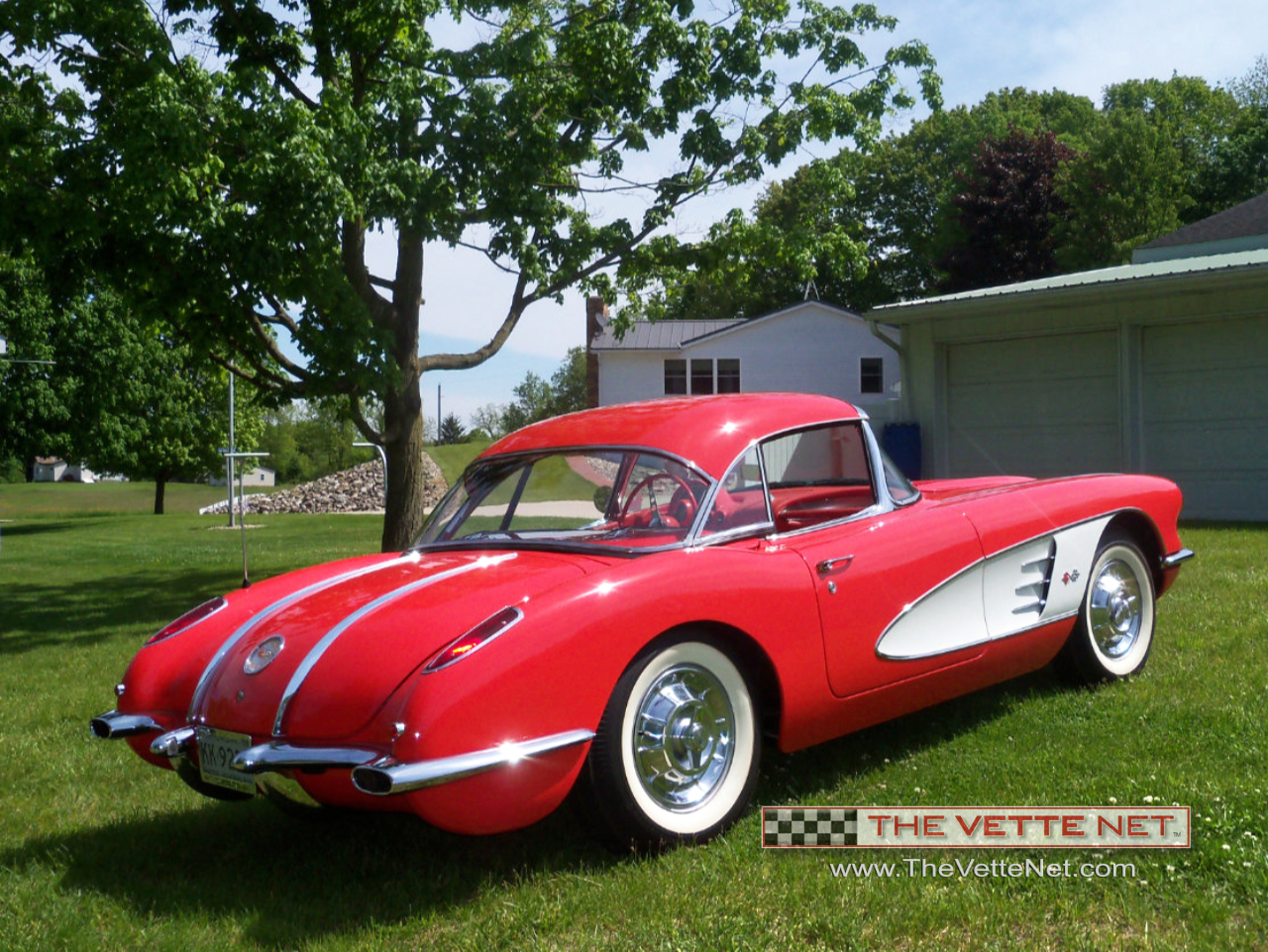 TheVetteNet.com - 1958 Corvette Signet Red